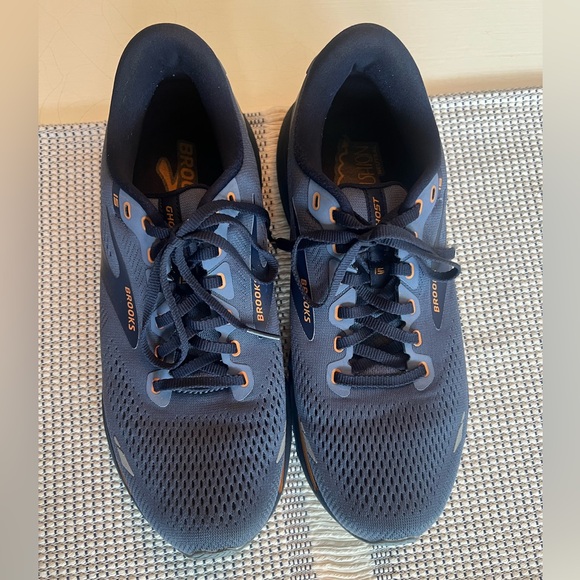 Brooks Ghost 15 Shoes Mens Size 9.5 Blue Navy Running Sneakers Athletic Comfort - Picture 7 of 11